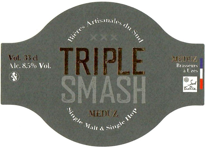 Etiquette BRASSERIE MEDUZ 22