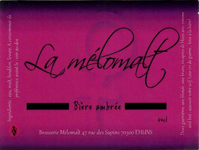 Etiquette BRASSERIE MELOMALT 05