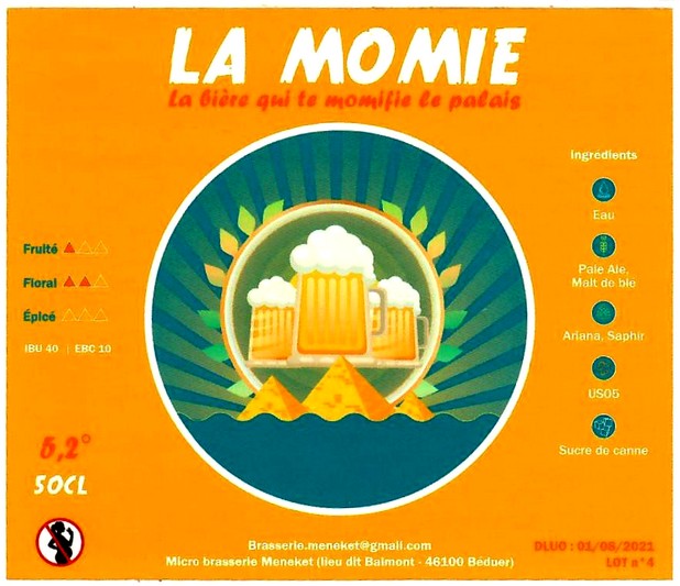 etiquette BRASSERIE MENEKET 04