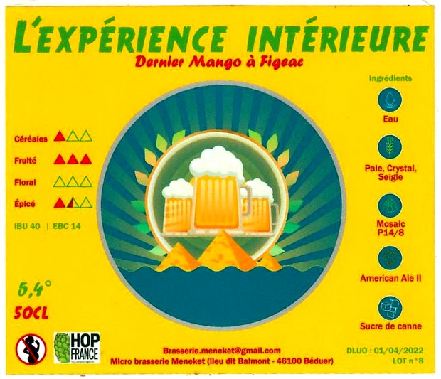 etiquette BRASSERIE MENEKET 06