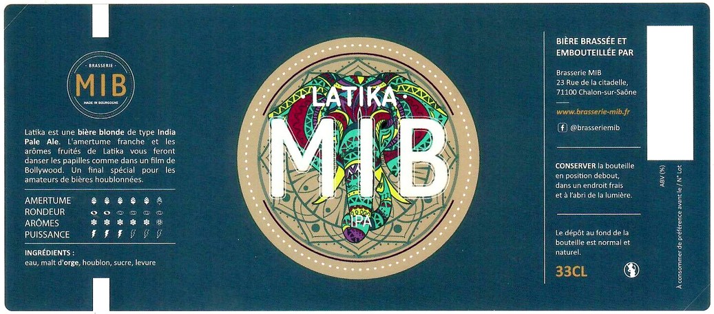 Etiquette BRASSERIE MIB 07