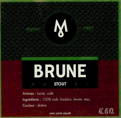 Etiquette BRASSERIE MICHARD 12