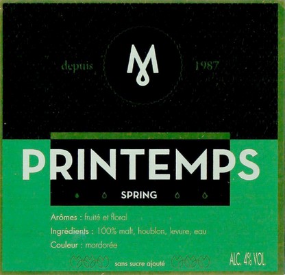 Etiquette BRASSERIE MICHARD 14