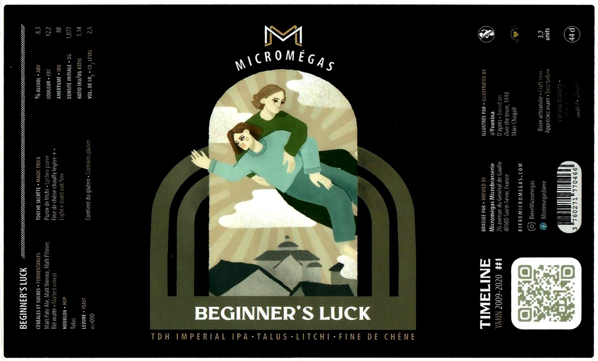 etiquette BRASSERIE MICROMEGAS 19