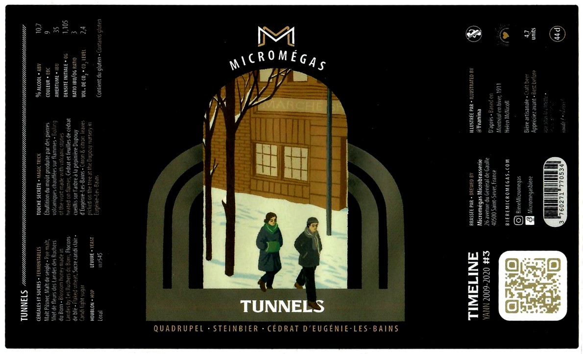 etiquette BRASSERIE MICROMEGAS 21