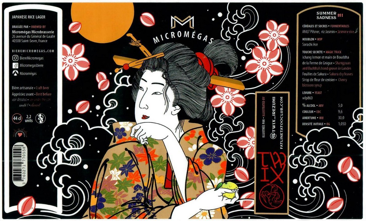 Etiquette BRASSERIE MICROMEGAS 28