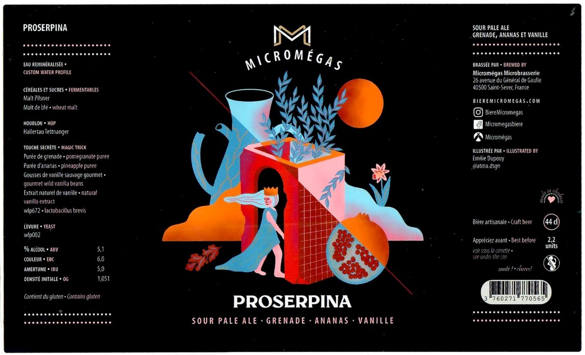 Etiquette BRASSERIE MICROMEGAS 29