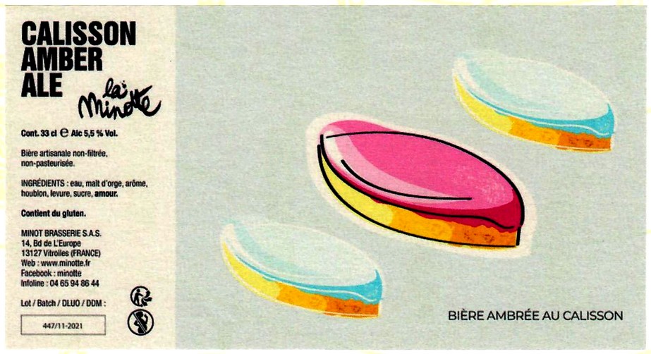 etiquette BRASSERIE MINOT 24