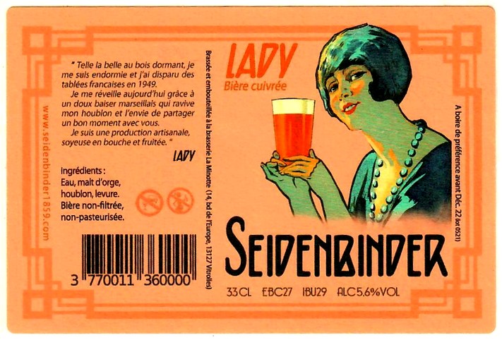 Etiquette BRASSERIE MINOT 37