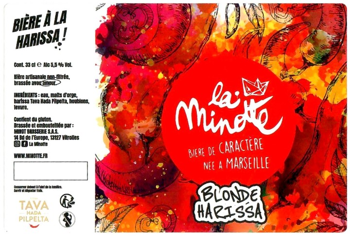 Etiquette BRASSERIE MINOT 43