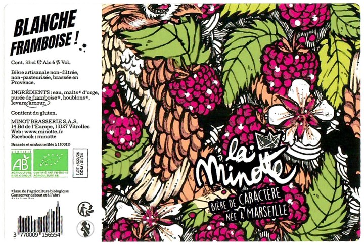 Etiquette BRASSERIE MINOT 44