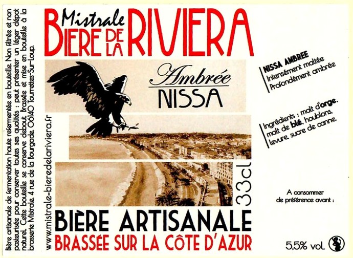 Etiquette BRASSERIE MISTRALE 11