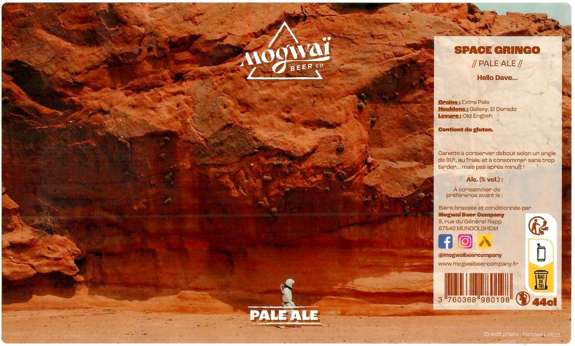 Etiquette BRASSERIE MOGWAI 10