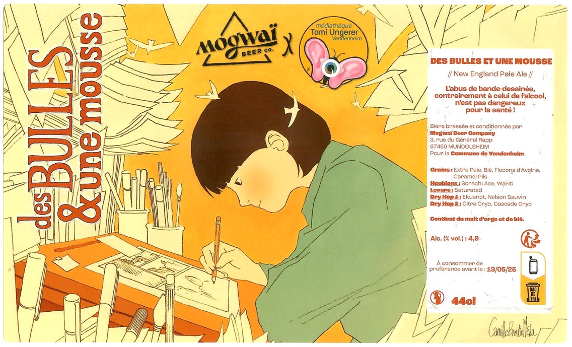 Etiquette BRASSERIE MOGWAI BEER CO 108