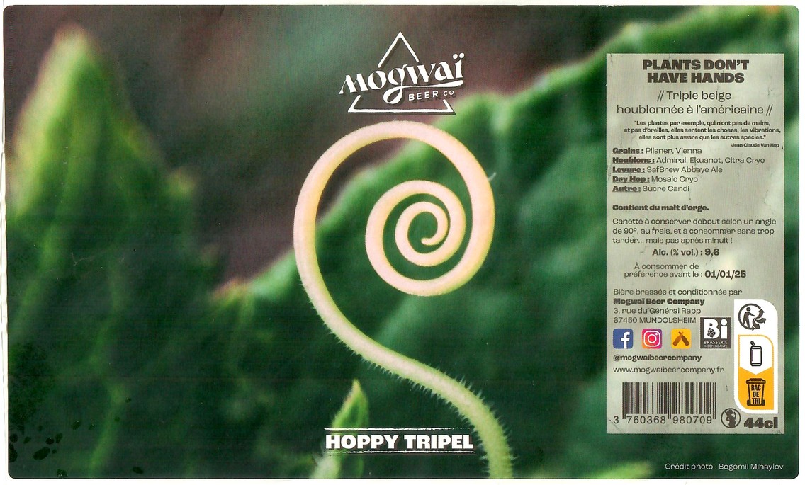 Etiquette BRASSERIE MOGWAI BEER COMPANY 113