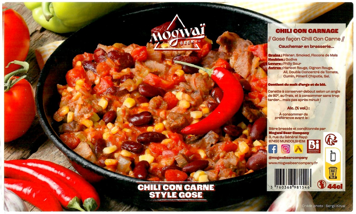 Etiquette BRASSERIE MOGWAI BEER CO 117