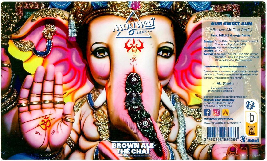 Etiquette BRASSERIE MOGWAI BEER CO 17