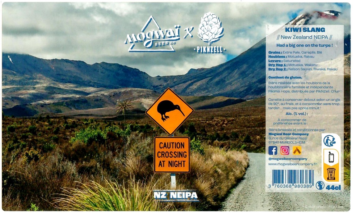 Etiquette BRASSERIE MOGWAI BEER CO 28
