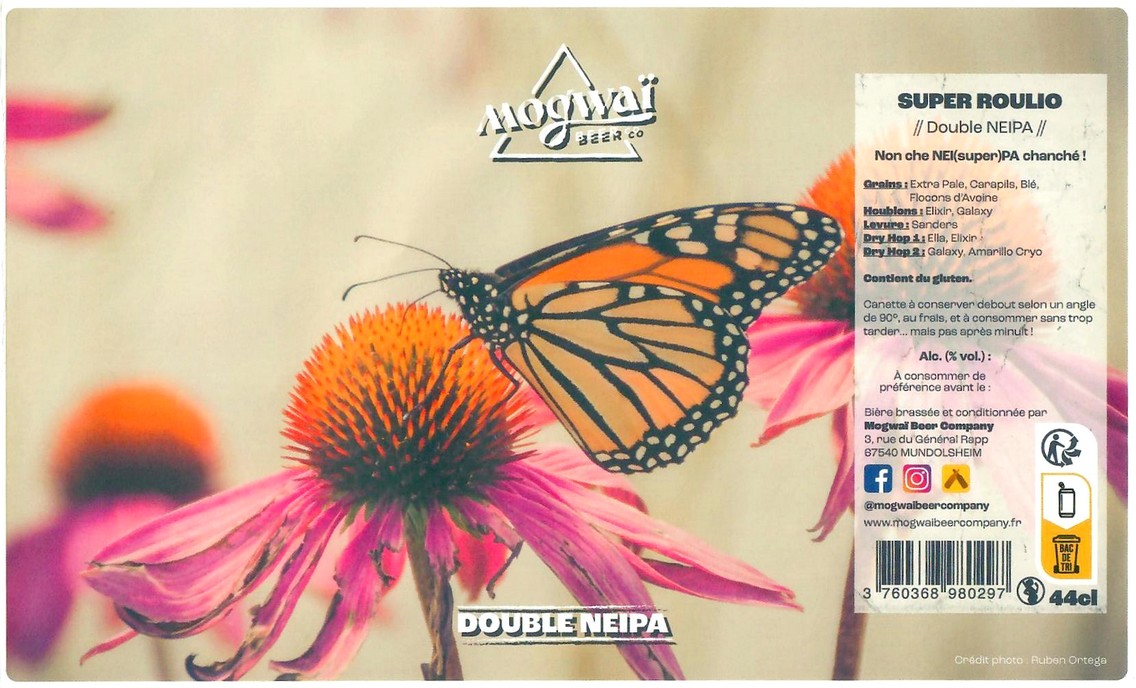 Etiquette BRASSERIE MOGWAI BEER CO 33