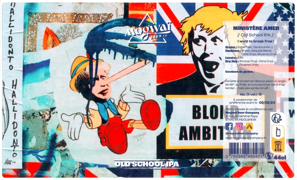Etiquette BRASSERIE MOGWAI BEER CO 45