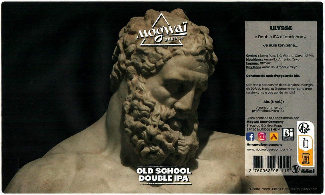 Etiquette BRASSERIE MOGWAI BEER CO 68