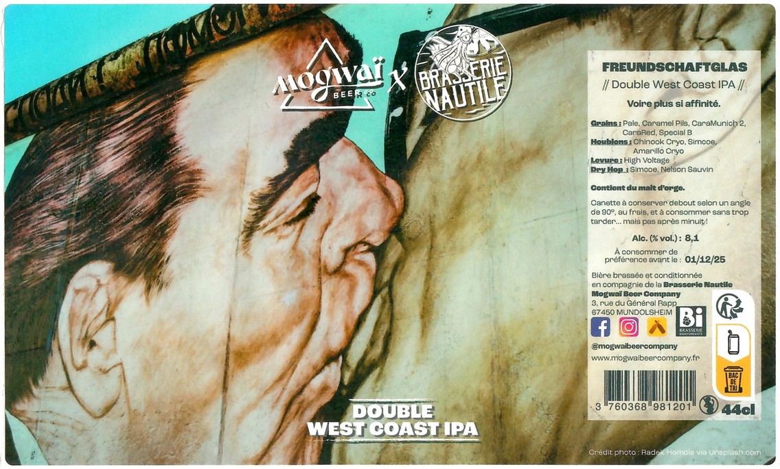 Etiquette BRASSERIE MOGWAI BEER CO 70