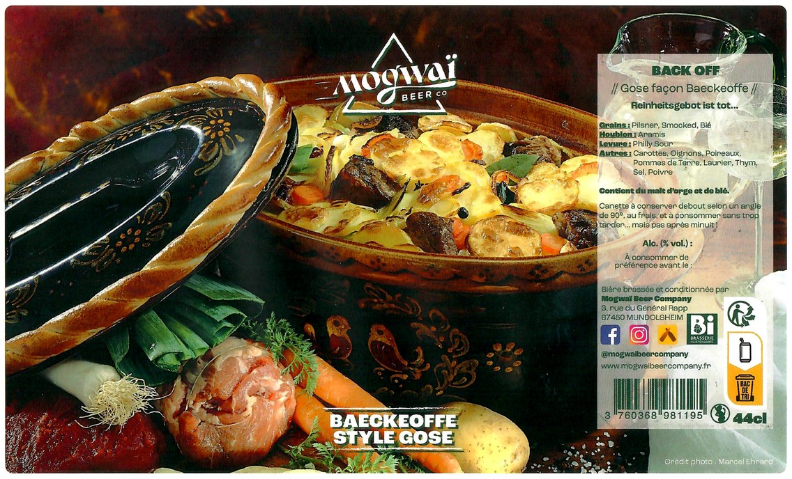 Etiquette BRASSERIE MOGWAI BEER CO 73