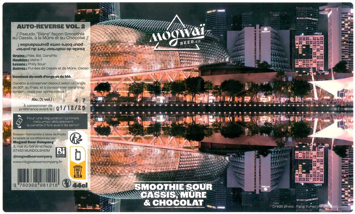 Etiquette BRASSERIE MOGWAI BEER CO 75