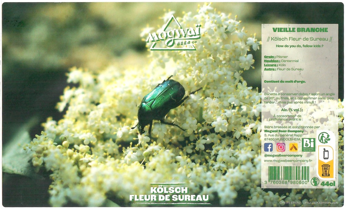 Etiquette BRASSERIE MOGWAI BEER CO 93