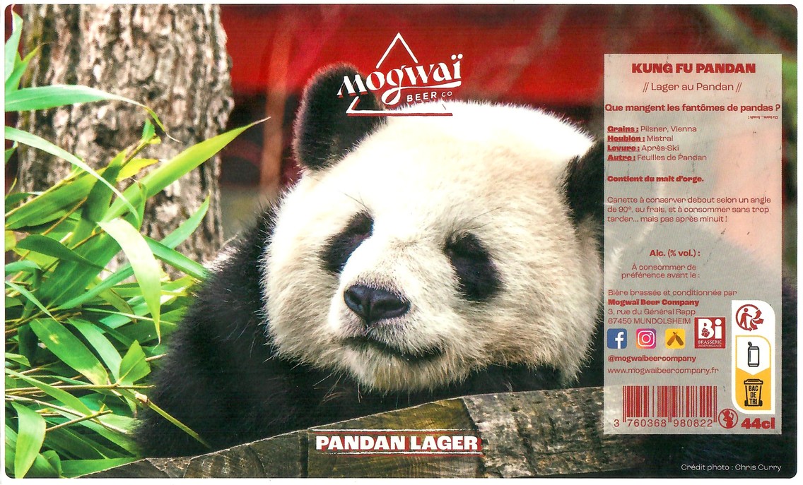Etiquette BRASSERIE MOGWAI BEER CO 96