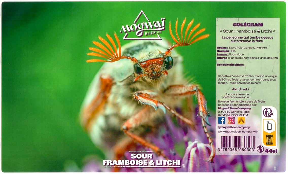 Etiquette BRASSERIE MOGWAI BEER CO 97