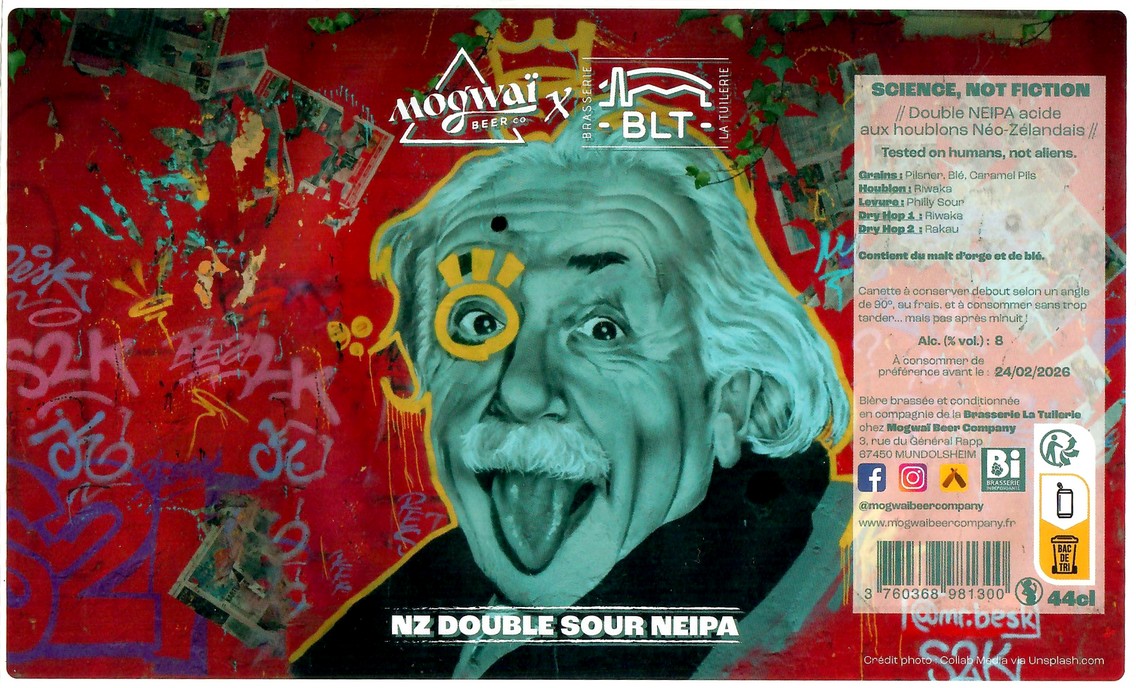 Etiquette BRASSERIE MOGWAI BEER CO 98