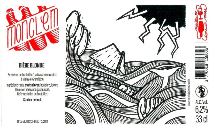 Etiquette BRASSERIE MONCLEM 04