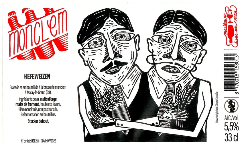 Etiquette BRASSERIE MONCLEM 14