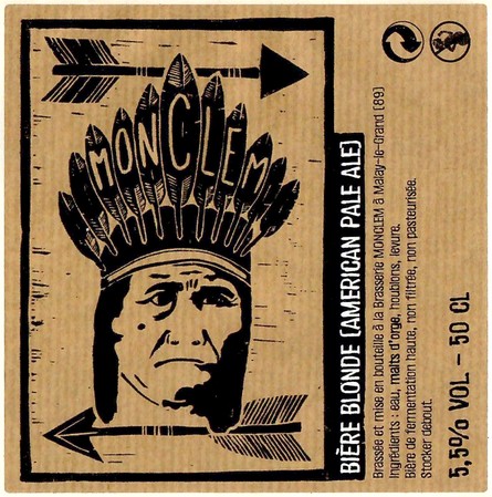 Etiquette BRASSERIE MONCLEM 18