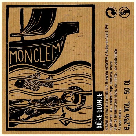 Etiquette BRASSERIE MONCLEM 20
