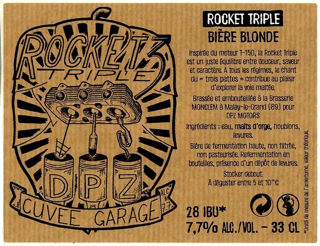 Etiquette BRASSERIE MONCLEM 21