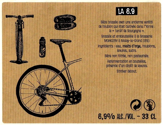 Etiquette BRASSERIE MONCLEM 23