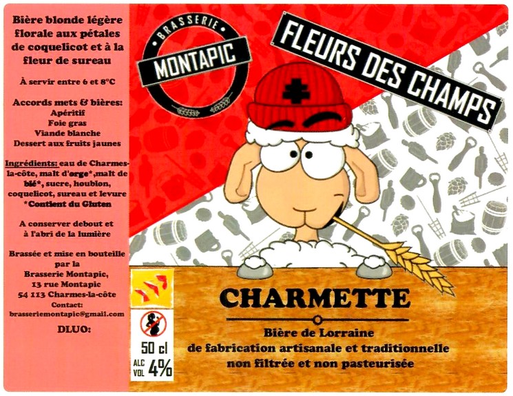 Etiquette BRASSERIE MONTAPIC 05