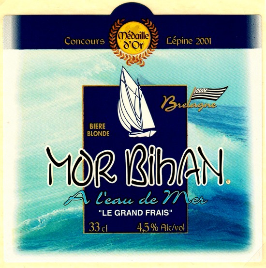 etiquette BRASSERIE MOR BRAZ 12