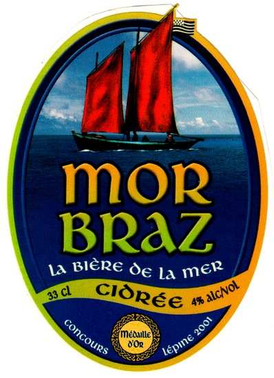 etiquette BRASSERIE MOR BRAZ 16
