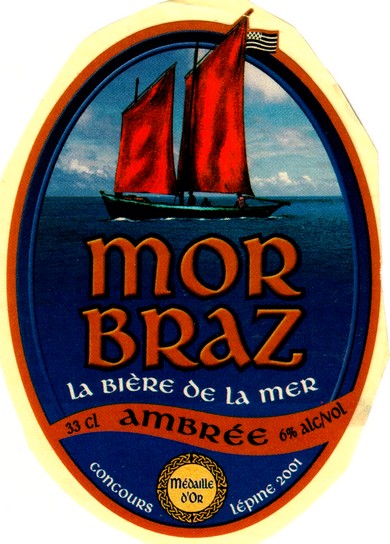 etiquette BRASSERIE MOR BRAZ 17