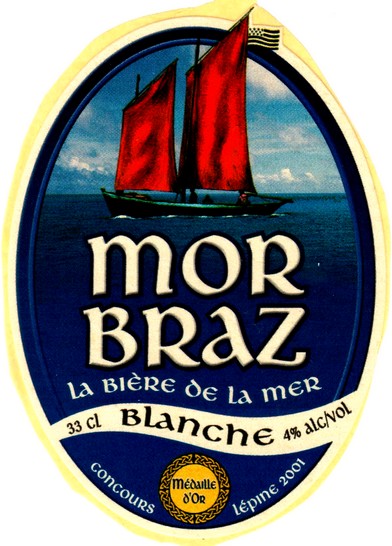 etiquette BRASSERIE MOR BRAZ 18