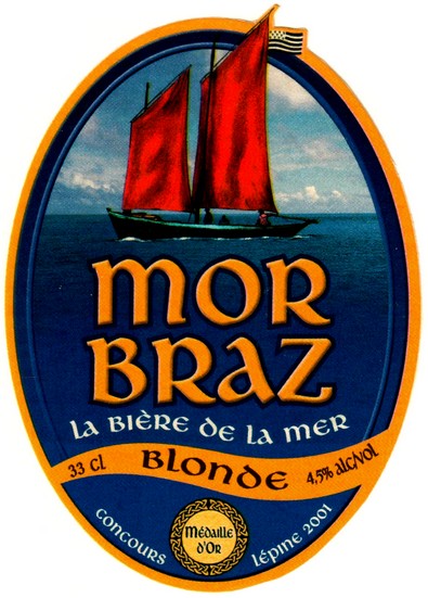 etiquette BRASSERIE MOR BRAZ 19