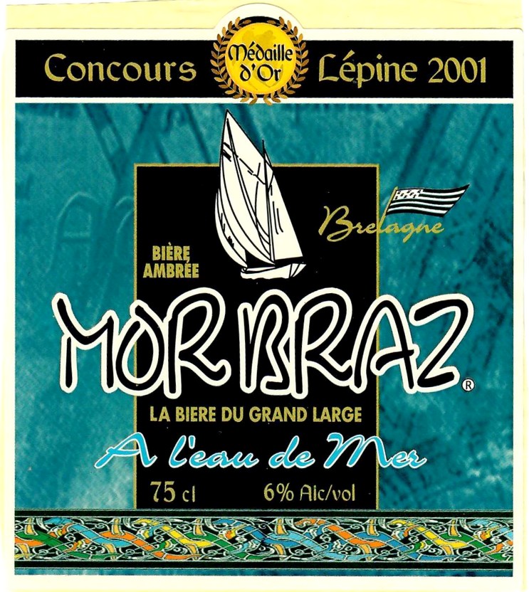 Etiquette BRASSERIE MOR BRAZ 24