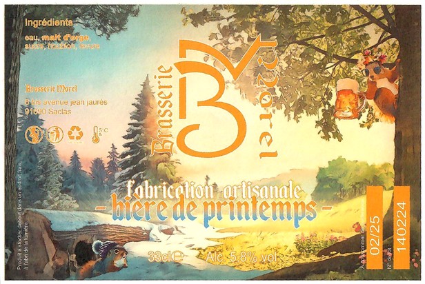 Etiquette BRASSERIE MOREL 02