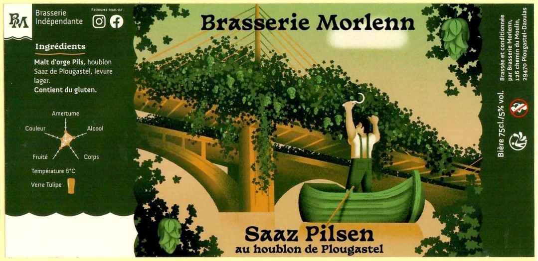 Etiquette BRASSERIE MORLENN 01