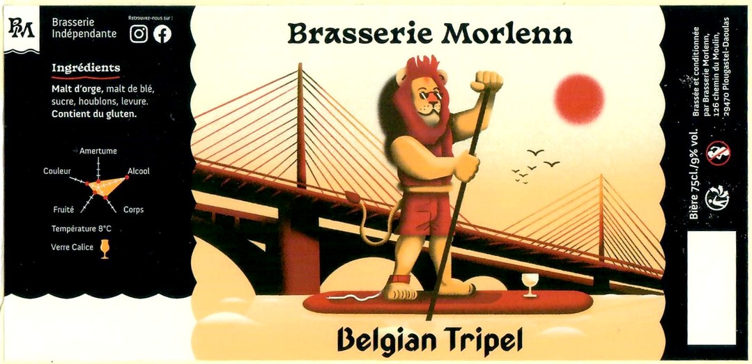 Etiquette BRASSERIE MORLENN 05