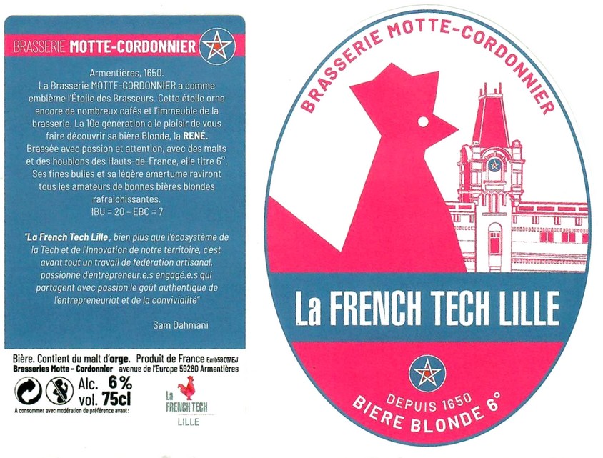 Etiquette BRASSERIE MOTTE CORDONNIER 06