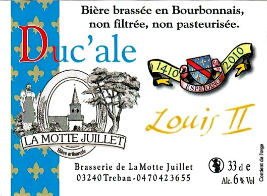 etiquette BRASSERIE DE LA MOTTE JUILLET 132